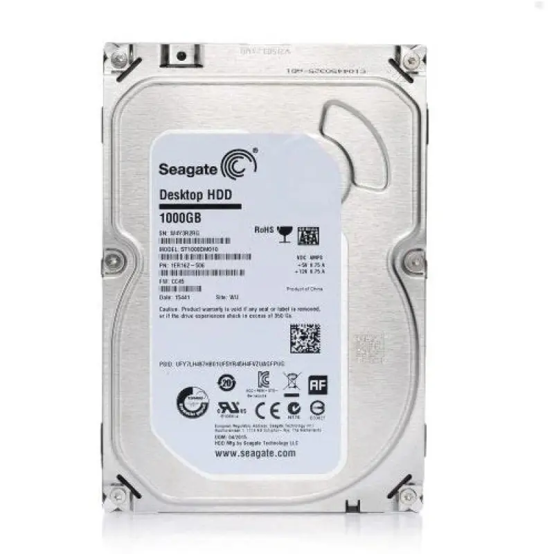 Seagate 1TB Internal HDD (Refurbished) - Tested with 1-Year Warranty