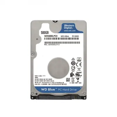Refurbished WD Blue 500GB Slim HDD WD5000LPCX - 2.5" SATA 6Gb/s 7mm Laptop Hard Drive
