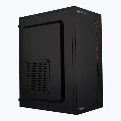 Zebronics Capri ATX PC Cabinet | Budget Mid-Tower Case | High Airflow Design