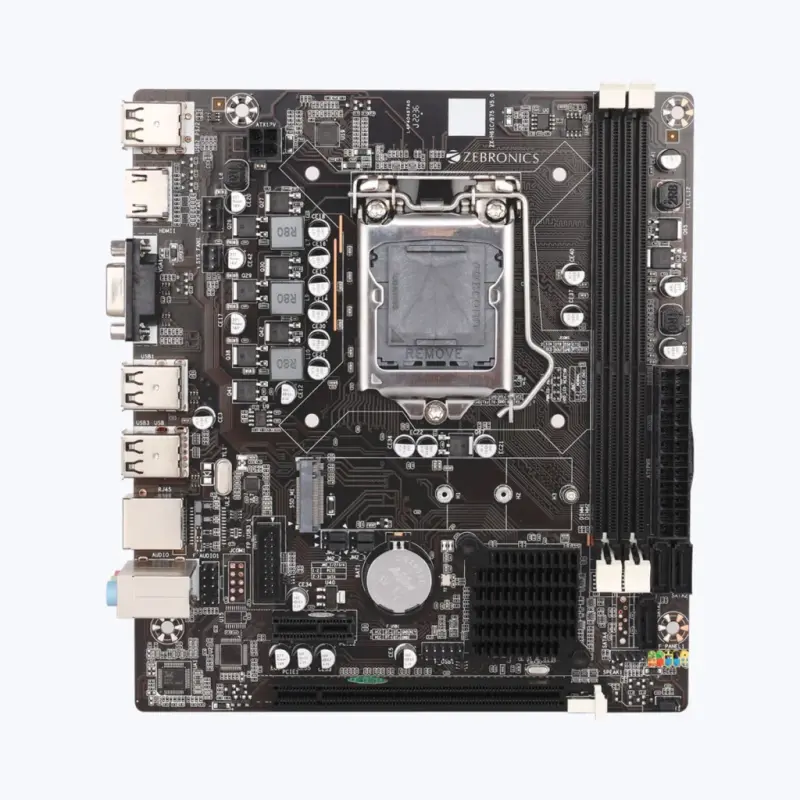 Zebronics ZEB-H61M2 Motherboard | LGA 1155, DDR3, NVMe M.2 Slot