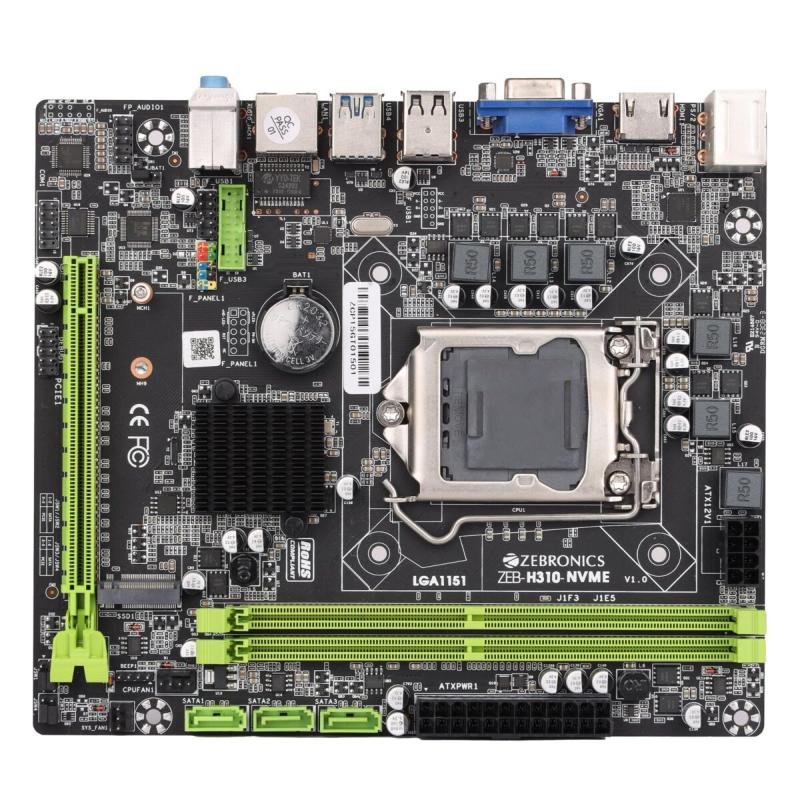 Zebronics Z310-NVMe Motherboard | LGA 1151, DDR4, M.2 Support